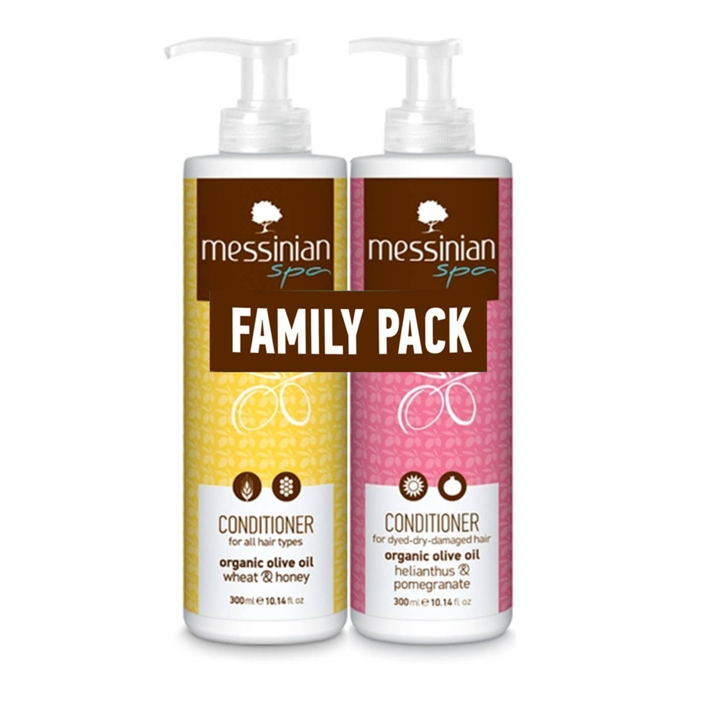 Pack Familiar Acondicionador Para Todo Tipo De Cabello Y Cabello Teñido