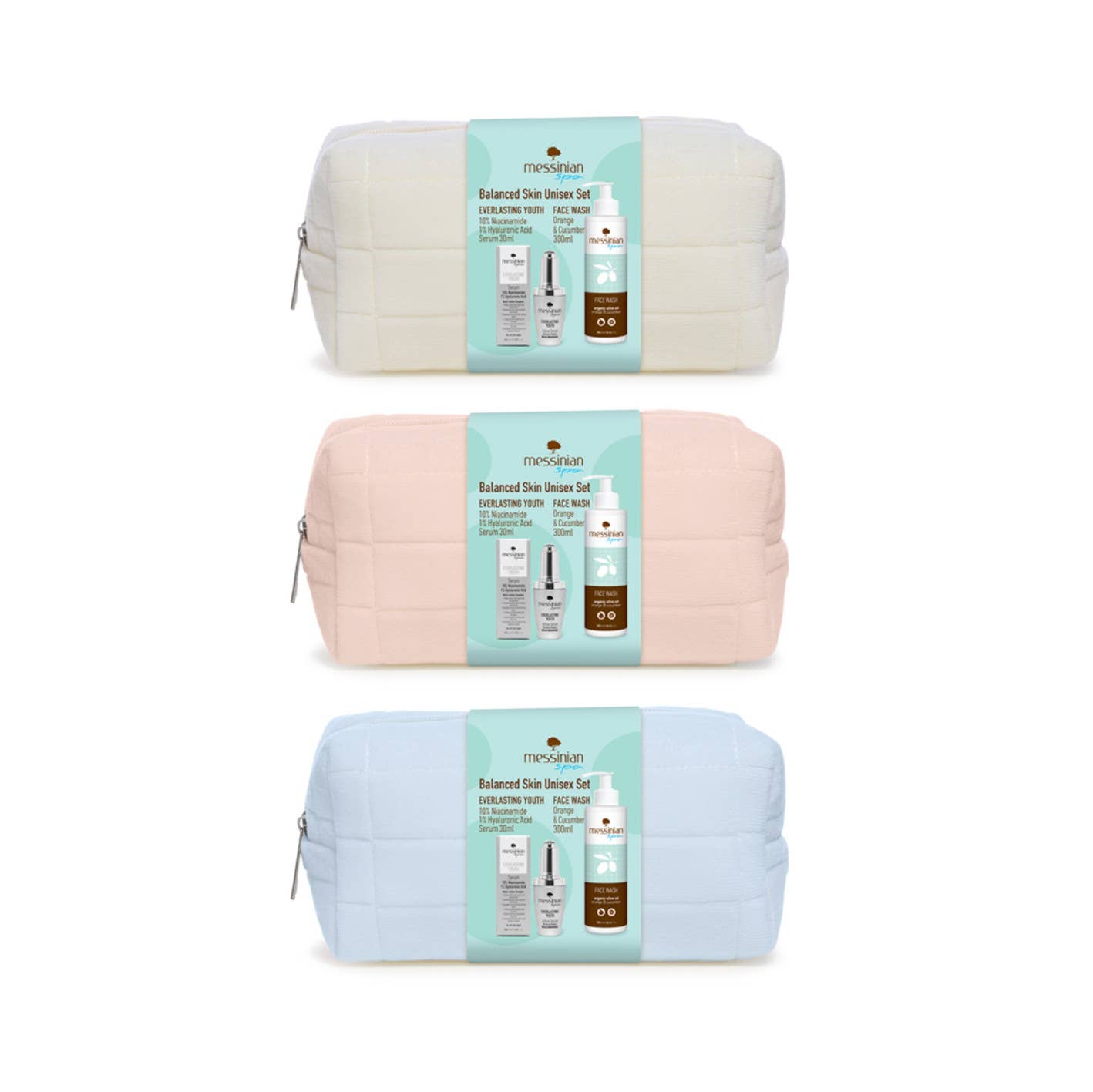 Set Regalo Neceser Piel Equilibrada Messinian Spa