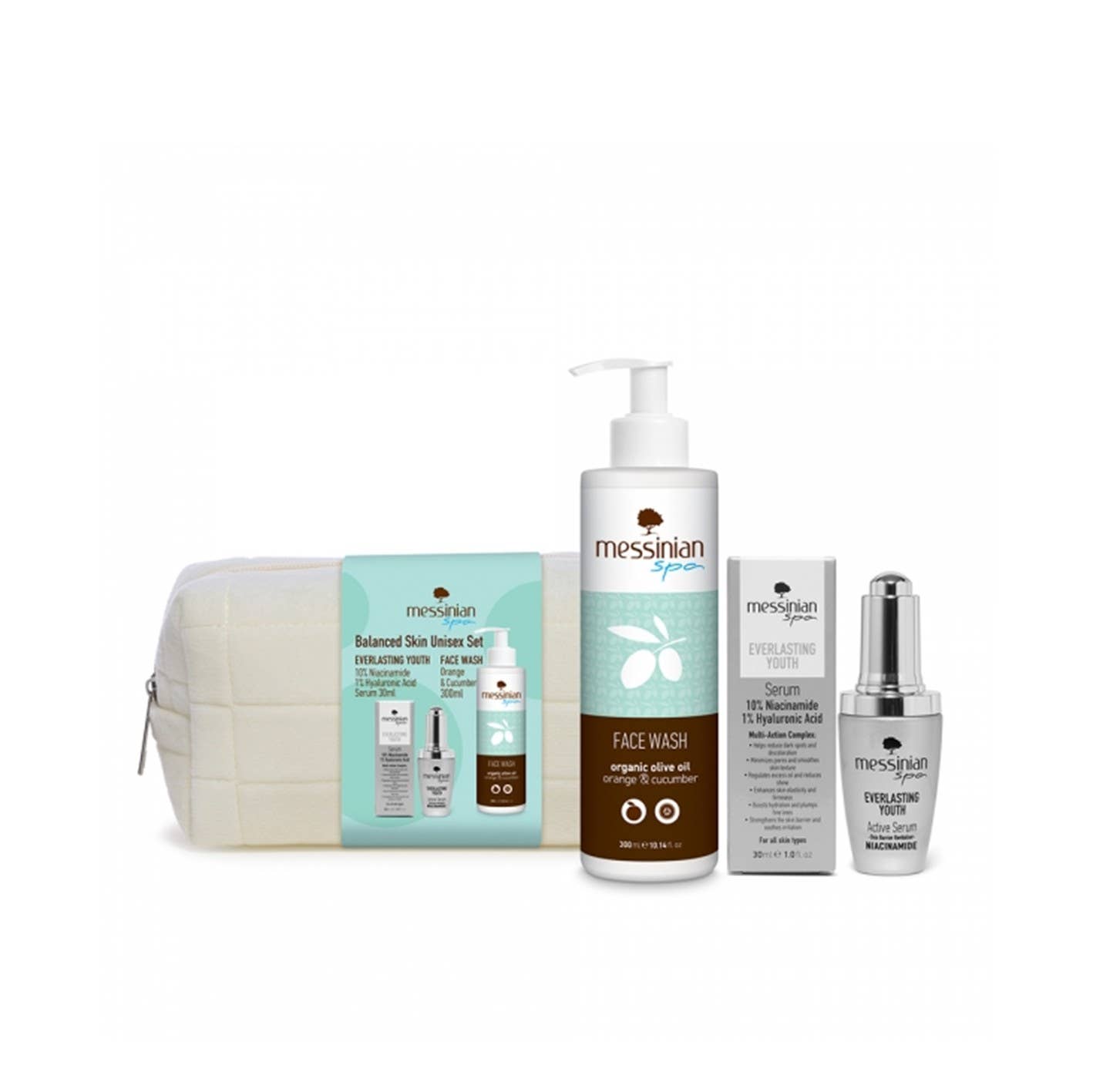 Set Regalo Neceser Piel Equilibrada Messinian Spa